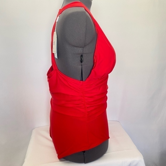 One Piece Red Bathing Suit - Picture 4 of 11